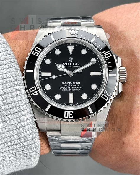 rolex sub c date vs no date|2023 submariner no date 124060.